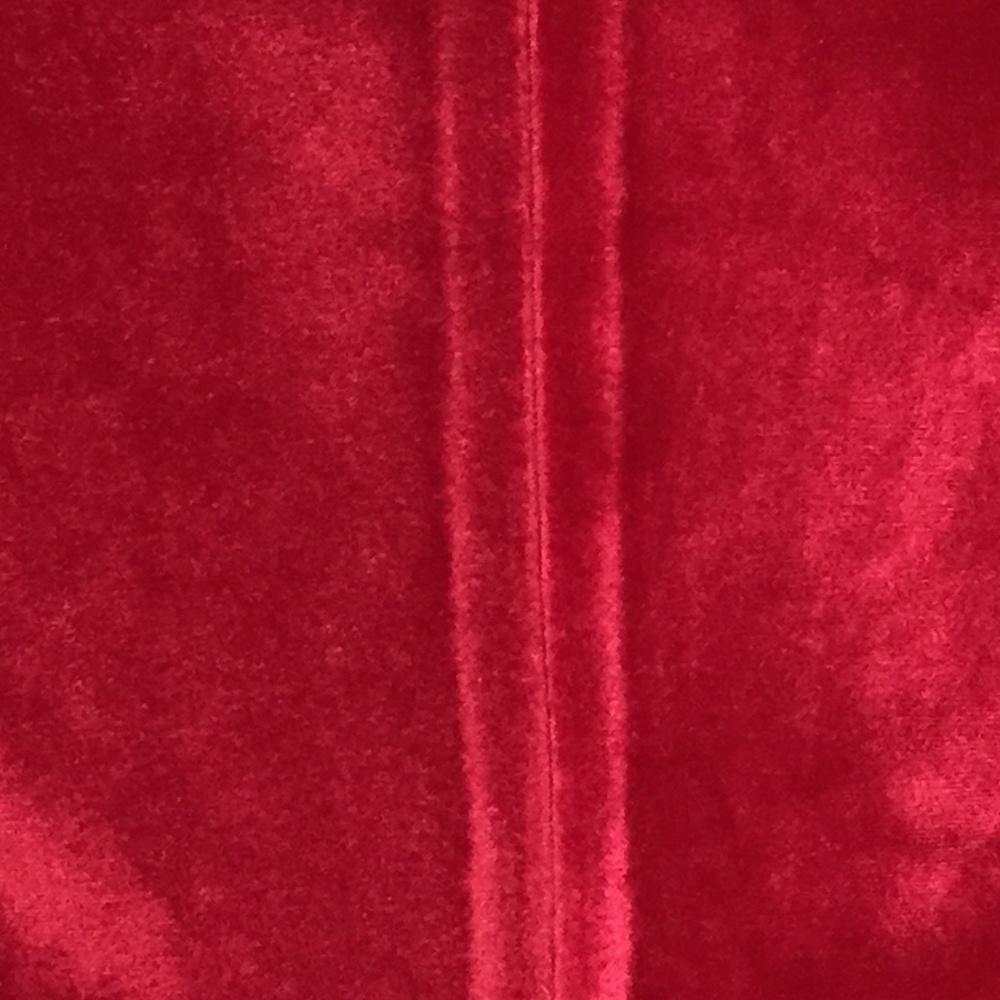 SBetro Red Velvet Dress w/ Ruched Sides - Picture 16 of 16
